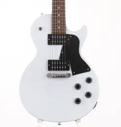 GIBSON USA LES PAUL SPECIAL TRIBUTE HUMBUCKER WORN WHITE SATIN [SN 201000332]