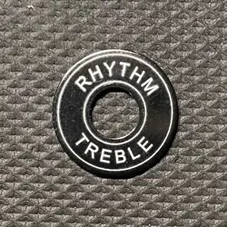 BLACK AND WHITE GUITAR TOGGLE SWITCH PLATE RING FOR GIBSON EPIPHONE LES PAUL SG