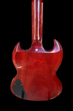 2024 GIBSON CUSTOM SHOP '63 SG SPECIAL REISSUE LIGHTNING BAR - CHERRY RED