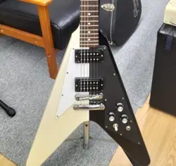 [GIBSON] RUDOLF SCHENKER FLYING V ELECTRIC GUITAR W/HARD CASE FROM JAPAN USED