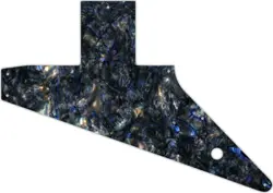 WD CUSTOM PICKGUARD FOR GIBSON 2010-PRESENT EXPLORER #35 BLACK ABALONE