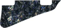 WD CUSTOM PICKGUARD FOR GIBSON LES PAUL DELUXE #35 BLACK ABALONE
