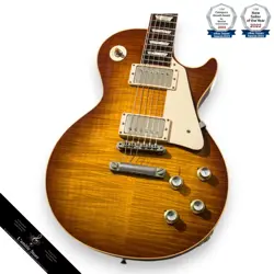 GIBSON CUSTOM SHOP 1960 LES PAUL STANDARD REISSUE FIGURED ELECTRIC GUITAR