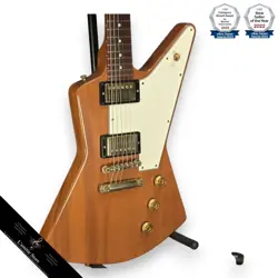 GIBSON CUSTOM SHOP '58 MAHOGANY EXPLORER ELBOW CUT VOS NATURAL 2014