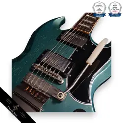 GIBSON MURPHY LAB 1964 SG STANDARD MAESTRO VIBROLA PELHAM BLUE ULTRA LIGHT AGED