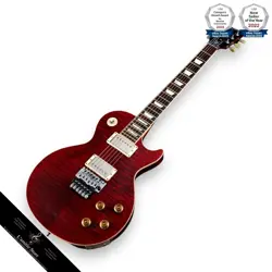 GIBSON CUSTOM SHOP ALEX LIFESON LES PAUL AXCESS ROYAL CRIMSON ELECTRIC GUITAR
