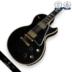 GIBSON CUSTOM SHOP 1968 LES PAUL CUSTOM EBONY ELECTRIC GUITAR 2006 MODEL