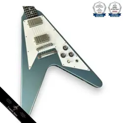 GIBSON 1967 FLYING V PELHAM BLUE VOS ELECTRIC GUITAR  2013