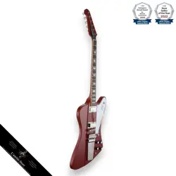 GIBSON 1963 FIREBIRD V EMBER RED ULTRA LIGHT AGED W/MAESTRO VIBROLA