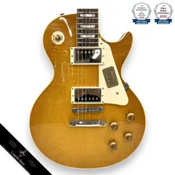 GIBSON CUSTOM HISTORIC 1958 LES PAUL STANDARD REISSUE LPR8S  FLAME MAPLE TOP