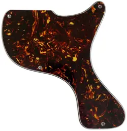 FOR GIBSON LES PAUL JUNIOR 1958 STYLE GUITAR PICKGUARD 4 PLY BROWN TORTOISE