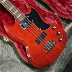 GIBSON SG STANDARD BASS HERITAGE CHERRY - MAHOGANY BODY, NEW