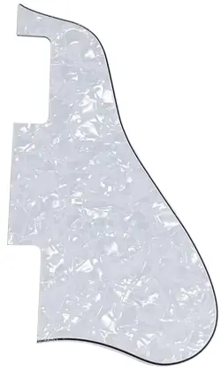 4 PLY WHITE PEARL PICKGUARD GUITAR PARTS FOR GIBSON ES-335 SHORT NO HOLES STYLE