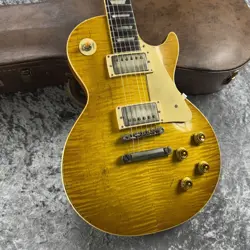 GIBSON CUSTOM SHOP MURPHY LAB 1959 LES PAUL STANDARD LEMON BURST ULTRA *IQ75