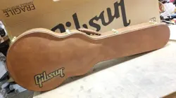 GIBSON HARD CASE FOR LES PAUL GUITAR - BROWN/RED NEW!