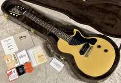 GIBSON CUSTOM SHOP MURPHY LAB 1957 LES PAUL JUNIOR SINGLE CUT REISSUE TV YELLOW 
