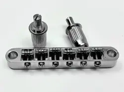 ROLLER SADDLE TUNE-O-MATIC BRIDGE FOR IMPORT EPIPHONE GIBSON LP SG, ES, DOT