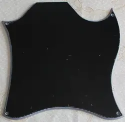 FOR US GIBSON SG STANDARD BLANK STYLE GUITAR PICKGUARD 5 PLY BLACK