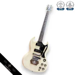 GIBSON 1965 SG SPECIAL POLARIS WHITE VINTAGE ELECTRIC GUITAR 2.93KG