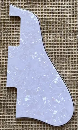 FOR 4-PLY GIBSON ES-335 SHORT NO HOLE STYLE GUITAR PICKGUARD,WHITE PEARL