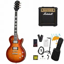EPIPHONE INSPIRED BY GIBSON LES PAUL MODERN FIGURED MOJAVE BURST MG10 AMPLIFIER 