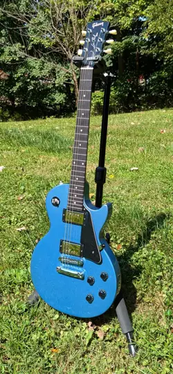 GIBSON USA LES PAUL SPECIAL WITH HUMBUCKERS 2011 PELLUM BLUE GUITAR