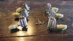 GIBSON DELUXE TUNERS 3X3 NICKEL KEYSTONE TULIP SCHALLER MADE IN GERMANY 90'S