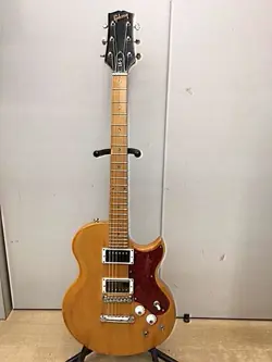 GIBSON L6-S MODEL NATURAL GOTOH PEGS W/HARD CASE ELECTRIC GUITAR USED FROM JAPAN