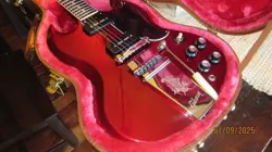 2020 GIBSON SPECIAL P90 BURGANDY SPARKLE W/ MAESTRO TREM