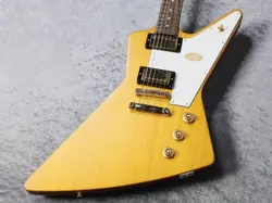 EPIPHONE INSPIRED BY GIBSON CUSTOM SHOP KORINA 1958 EXPLORER AGED NATURAL #GGE3K