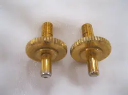 1980'S 1990'S GIBSON NASHVILLE GOLD PLATED BRIDGE STUDS FOR LES PAUL + OTHERS