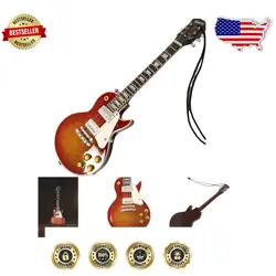 AUTHENTIC 1:4 SCALE MINIATURE GIBSON LES PAUL - CHERRY SUNBURST COLLECTIBLE