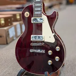 GIBSON LES PAUL 70S DELUXE PLAIN TOP WINE RED