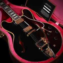 GIBSON CUSTOM SHOP LIMITED RUN 1959 ES-355 W BIGSBY VOS EBONY