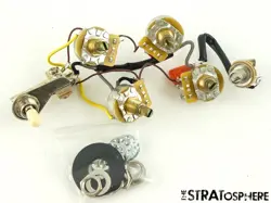 USA GIBSON SG STANDARD '61 FADED POTS WIRING + 3 WAY SWITCH, AMERICAN HANDWIRED