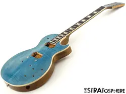 GIBSON USA LES PAUL STANDARD 60S BODY + NECK FIGURED TOP OCEAN BLUE