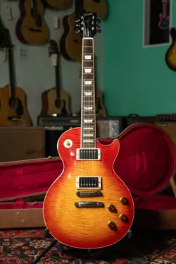 2016 GIBSON LES PAUL STANDARD T CHERRY SUNBURST FLAME TOP W/OHSC