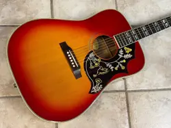 1991 ORVILLE BY GIBSON HUMMINGBIRD DREADNOUGHT ACOUSTIC GUITAR SUNBURST
