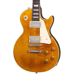 USED GIBSON LES PAUL STANDARD 50S FIGURED TOP - HONEY AMBER