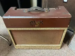 1956 GIBSON MODEL GA-20 COMBO AMP BROWN 2 TONE 20 WATTS