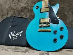 GIBSON LES PAUL STUDIO RAW POWER 2009 LIMITED EDITION AQUAMARINE