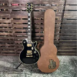 ELECTRIC GUITAR GIBSON LES PAUL CUSTOM 2001 MADE IN USA S/N 01201668 SOLD AS IS