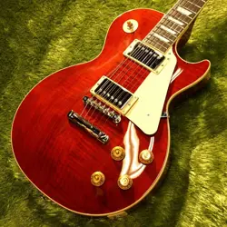 GIBSON CUSTOM COLOR SERIES LES PAUL STANDARD 50S FIGURED TOP ~ 60S CHERRY #GGLKI