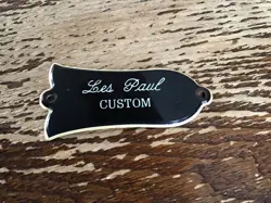 GIBSON 1979 BLACK 3 PLY LES PAUL CUSTOM TRUSS ROD COVER