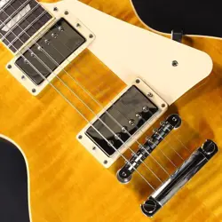 GIBSON USED LES PAUL STANDARD 60S FIGURED TOP HONEY AMBER SAFE DELIVERY FROM JAP