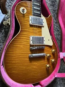 ELECTRIC GUITAR GIBSON CUSTOM SHOP 1959 LP STANDARD SUNBURST 901781 WITH CASE