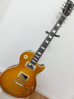 ELECTRIC GUITAR GIBSON KIRK HAMMETT GREENY LES PAUL STANDARD WITH HARD CASE