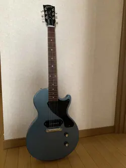 GIBSON LES PAUL JUNIOR 2011 PELHAM BLUE ELECTRIC GUITAR USED