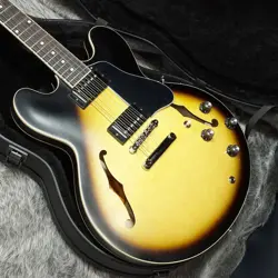 GIBSON ES-335 SATIN VINTAGE BURST ELECTRIC GUITAR - NEW CONDITION
