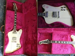 GIBSON FIREBIRD-V ELECTRIC GUITAR WHITE USED VINTAGE CONDITION